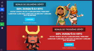 bonus dépôts en crypto monnaie sur bitcoin casino