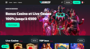 casinozer accueil