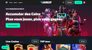 casinozer accumuler des coinz