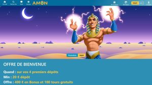 L’offre de bienvenue amon casino