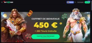 Casino BetOnRed accueil